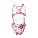 Costume intero donna da allenamento PINUP 452P - Roses, dettaglio del modello
