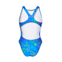 Costume intero donna da allenamento PINUP 516PF - Galla, vista posteriore