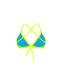 Women's training bikini top BONDI 002BF - Yellow