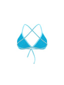 Women's training bikini top BONDI 004BF - Turquoise