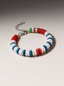 Pulseira separador de pista Victory 608 Centro vermelho vista 6 — porta-chaves, BONESWIMMER Made in Italy