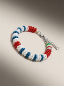 Pulseira separador de pista Victory 608 Centro vermelho vista 4 — porta-chaves, BONESWIMMER Made in Italy