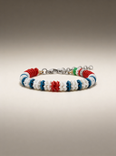Pulseira separador de pista Victory 608 Centro vermelho vista 3 — porta-chaves, BONESWIMMER Made in Italy
