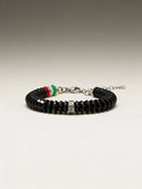 Bracciale Corsia Victory 613 Total Black vista 3 — portachiavi, BONESWIMMER Made in Italy