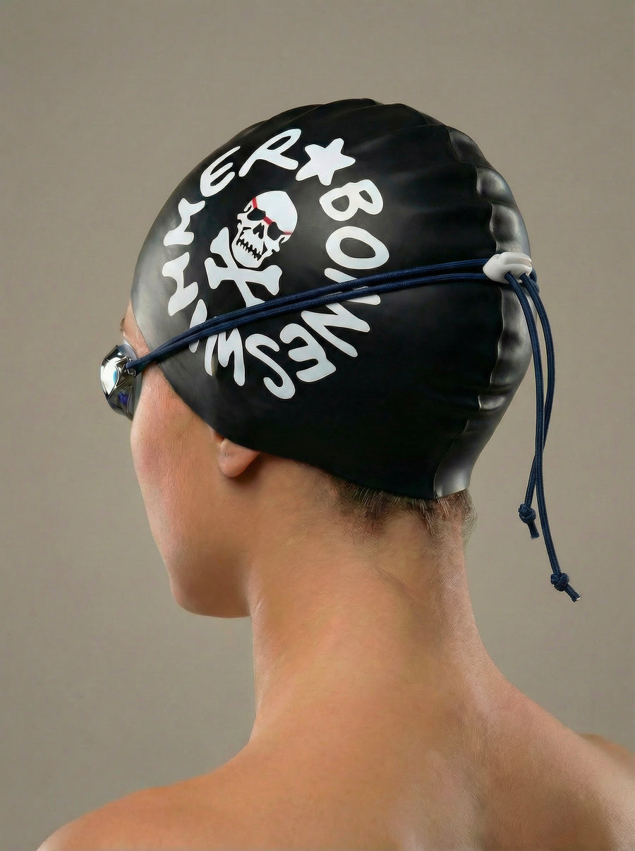 Cordón elástico para gafas de natación — Azul oscuro