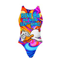 Costume intero bambina da allenamento PINUP 512PF - Benissimo, vista frontale