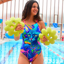 Costume intero donna da allenamento IBIZA 196IF - Margô, vista frontale