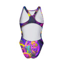 Costume intero donna da allenamento PINUP 507PF - El Dorado, vista posteriore