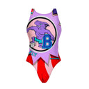 Costume intero donna da allenamento PINUP 493P - Fly, vista frontale