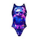 Costume intero bambina da allenamento PINUP 503PF - Gamer, vista frontale