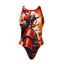 Costume intero donna da allenamento PINUP 500P - Samurai, vista frontale