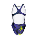 Costume intero bambina da allenamento PINUP 509PF - Glow, vista posteriore