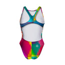 Costume intero bambina da allenamento PINUP 498P - Sushi, vista posteriore