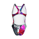 Costume intero bambina da allenamento PINUP 505P - Tigrosa, vista posteriore