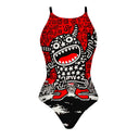 Costume intero donna da allenamento IBIZA 200I - Tribale, vista frontale