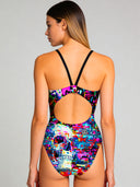 Costume intero donna da allenamento IBIZA 232I - Glitch, dettaglio del modello