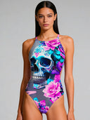 Costume intero donna da allenamento IBIZA 244IF - Greyskull, dettaglio del modello