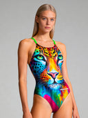 Costume intero donna da allenamento IBIZA 241I - Macchia, vista frontale