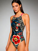 Costume intero donna da allenamento IBIZA 231I - Tattoo, dettaglio del modello