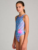 Costume intero bambina da allenamento PINUP 547PF - Pluriball, vista frontale
