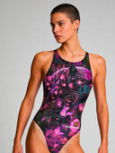 Costume intero donna da allenamento PINUP 546PF - Black Panther, vista frontale