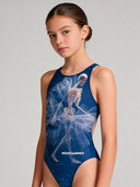 Costume intero bambina da allenamento PINUP 528P - Ballerina, vista frontale