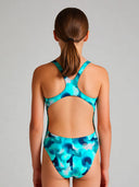 Costume intero bambina da allenamento PINUP 530PF - Camouflage, vista posteriore