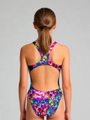 Costume intero bambina da allenamento PINUP 531P - Gemma, vista posteriore