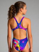 Costume intero bambina da allenamento PINUP 529PF - Rooster, vista posteriore