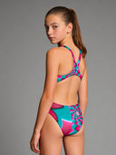 Costume intero bambina da allenamento PINUP 544PF - Wonderland, vista posteriore