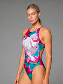 Costume intero donna da allenamento PINUP 544PF - Wonderland, vista frontale