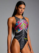 Costume intero donna da allenamento PINUP 550PF - X-ray, vista frontale