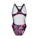 Costume intero bambina da allenamento PINUP 546PF - Black Panther, vista posteriore