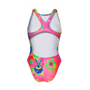 Costume intero bambina da allenamento PINUP 538PF - Bunny, vista posteriore