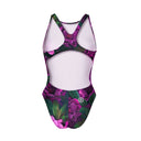 Costume intero donna da allenamento PINUP 555PF - Demetra, vista posteriore