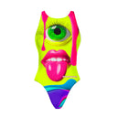 Costume intero bambina da allenamento PINUP 535PF - Slime, dettaglio prodotto