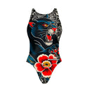 Costume intero bambina da allenamento PINUP 533P - Tattoo, dettaglio prodotto