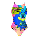 Costume intero donna da allenamento IBIZA 235IF - Bunny, dettaglio del modello
