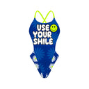 Costume intero bambina da mare Alte L024AF - Use Your Smile, vista frontale
