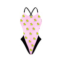 Costume intero bambina da mare Alte L026AF - Paperotte, vista frontale
