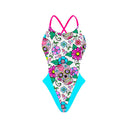 Costume intero bambina da mare Alte L025AF - Skull Mexican, vista frontale