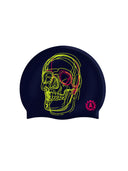 Silicone swim cap 185CS - Abstract skull