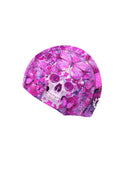 Eco fabric swim cap - L090C Butterfly Skull