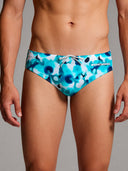 Slip da nuoto uomo da allenamento H2OTTO 425HF - Camouflage vista 2 — costume da nuoto uomo, BONESWIMMER Made in Italy