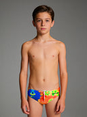 Slip da nuoto bambino da allenamento H2OTTO 430HF - Bunny, vista frontale