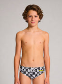 Slip da nuoto bambino da allenamento H2OTTO 433H - Fumetto, vista posteriore