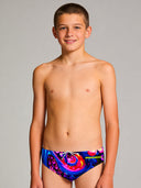Slip da nuoto bambino da allenamento H2OTTO 439HF - Polpoctus, vista frontale
