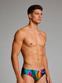 Slip da nuoto uomo da allenamento H2OTTO 437H - Macchia — costume da nuoto uomo, BONESWIMMER Made in Italy