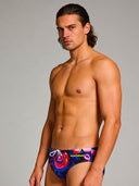 Slip da nuoto uomo da allenamento H2OTTO 439HF - Polpoctus vista 2 — costume da nuoto uomo, BONESWIMMER Made in Italy