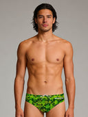 Slip da nuoto uomo da allenamento H2OTTO 426H - Puzzle — costume da nuoto uomo, BONESWIMMER Made in Italy